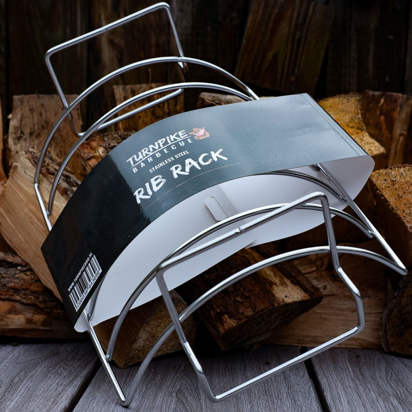 BBQ Rib Rack RVS voor 6 Ribs | Turnpike